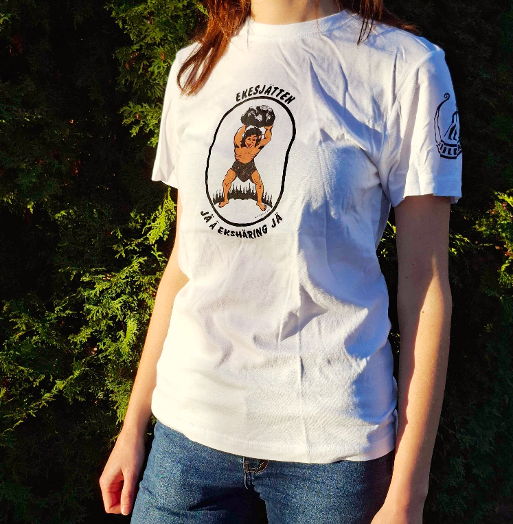 T-shirt Ekesjätten vit