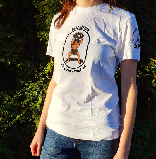 T-shirt Ekesjätten vit